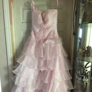 Mermaid tail Quinceañera dress