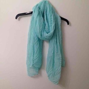 Aqua Color Scarf