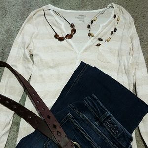4 Brown necklaces