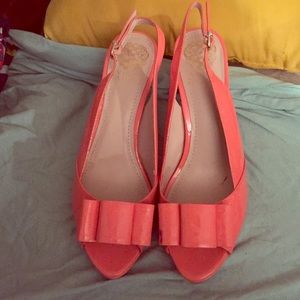 ✨Vince Camuto sling back open toe shoes✨
