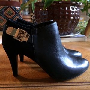 Vince Camuto black booties