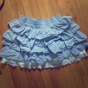 Hollister ruffle skirt