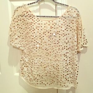 jLo Shimmer Blouse