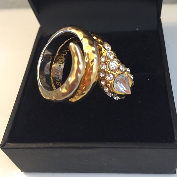 BCBG Max Azria Hammered Snake Ring - Picture 4 of 4