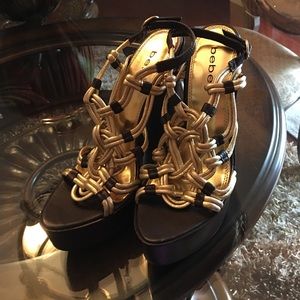 New Bebe Sandal Gold color