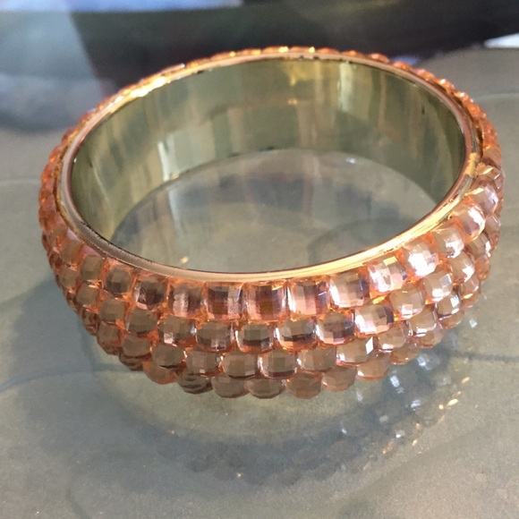 Gold and Rhinestone Bulk Bracelet