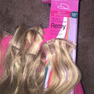 Remy hair extensions BLONDE