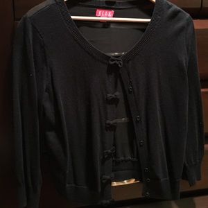 Black cardigan