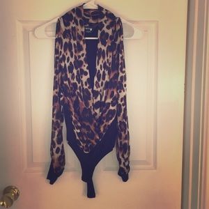 BEBE long sleeve bodysuit