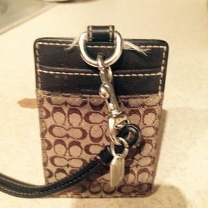 Coach Work ID Holder