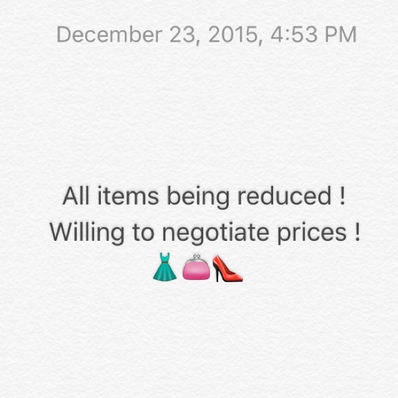 Everything being reduced !!!