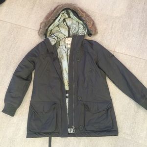 Urban outfitters green parka
