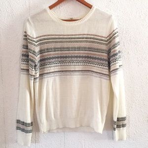 Fair Isle Pattern Sweater