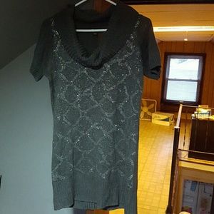 Tunic sparkly sweater