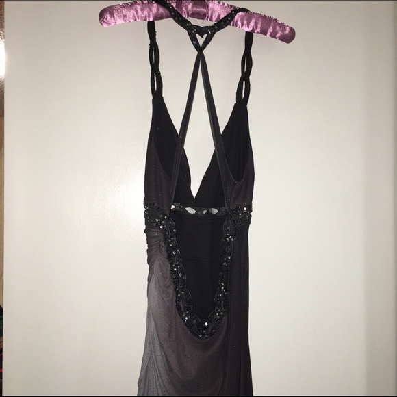 Betsy & Adam Sparkly Ruched Gown from Macy's *nwot - Picture 3 of 4