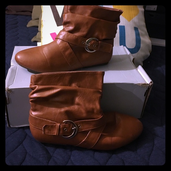 Leather boots👢