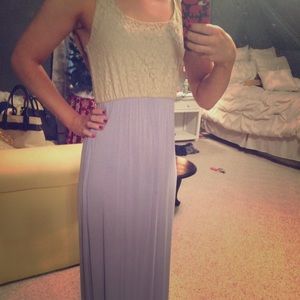 Lavender maxi dress
