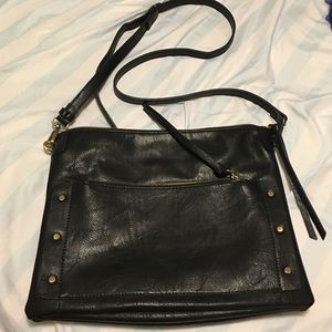 Black Crossbody Purse w/ Gold accent