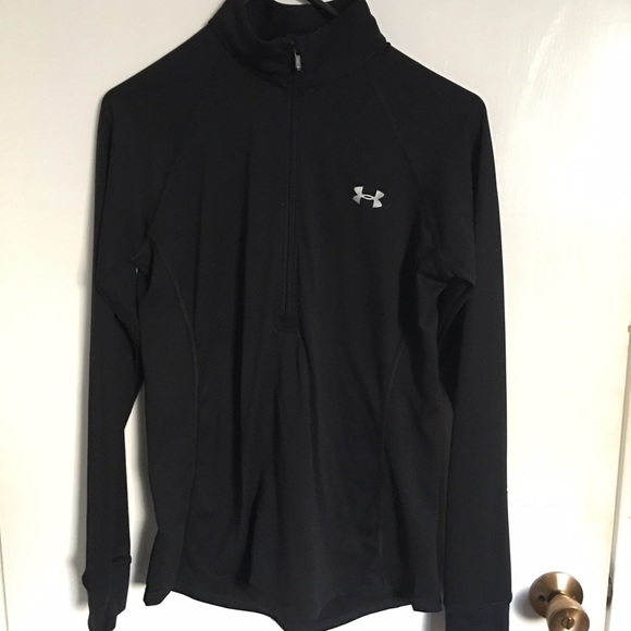 Under Armour Black Zip Up Athletic Jacket