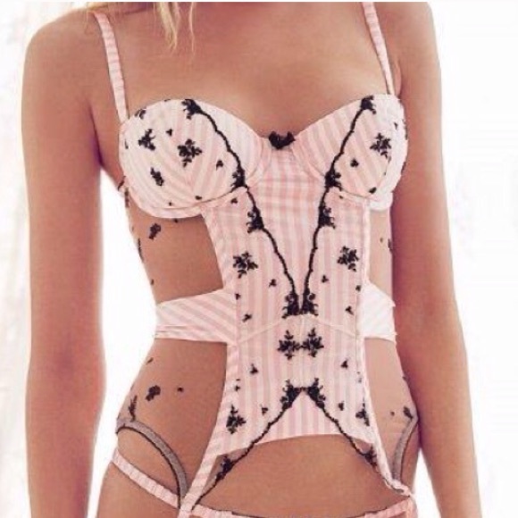 Victoria's Secret Other - VS Satin & Mesh Garter Bustier Corset. Final price