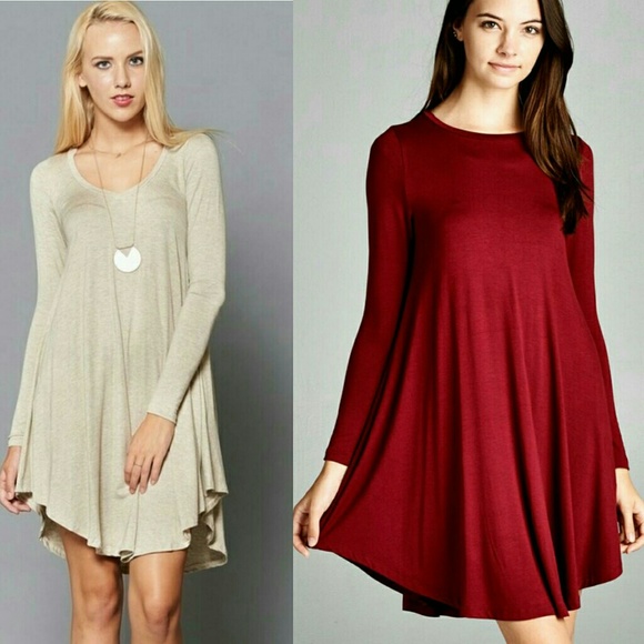 2 for $20!! Jenny Asymmetrical Dress - Picture 3 of 3