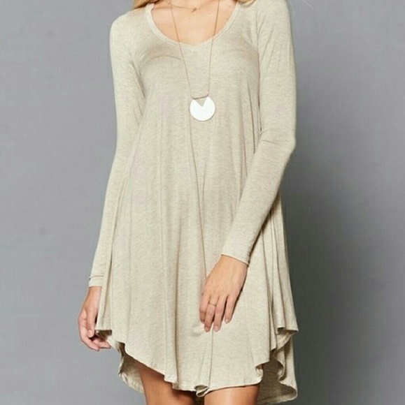 2 for $20!! Jenny Asymmetrical Dress - Picture 2 of 3