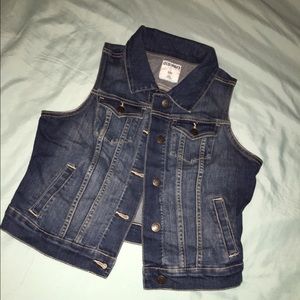 Old navy jean vest