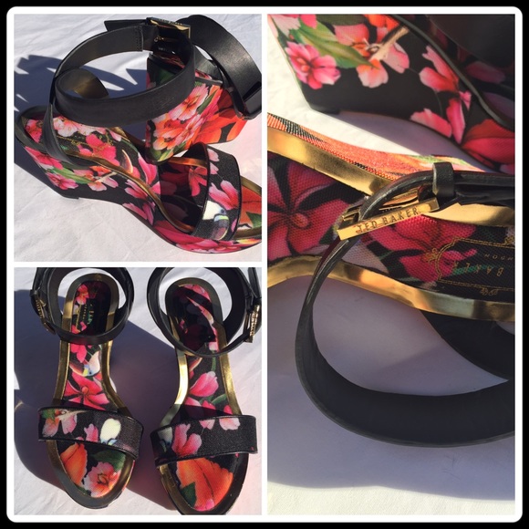 5STAR RATED TROPICAL FLORAL WEDGES - Picture 2 of 4