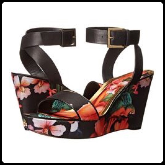 5STAR RATED TROPICAL FLORAL WEDGES - Picture 4 of 4