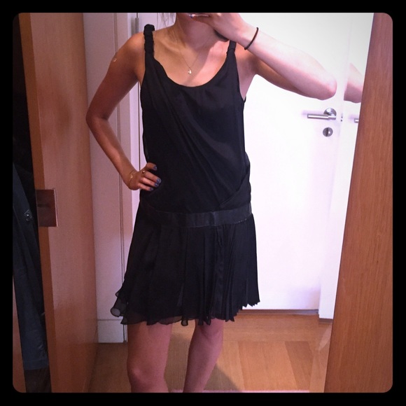 Gorgeous black drop waist Rag and bone dress - Picture 1 of 4