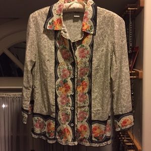 Floral Blouse from Anthropologie