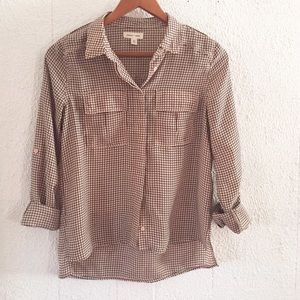 Silky Button Down Shirt
