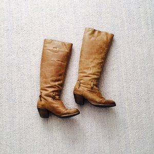 Anthropologie, Knee-high Leather Boots