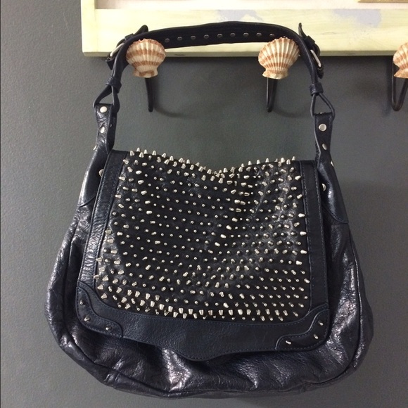 *sold* Rebecca Minkoff patent navy moonstruck