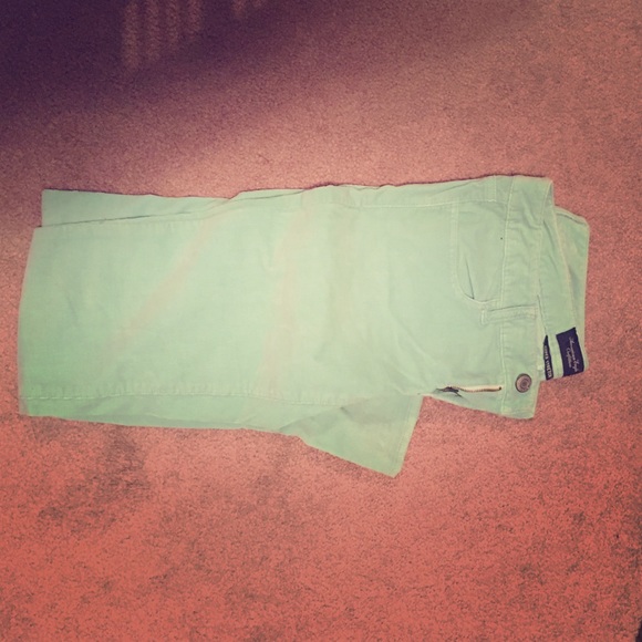 Mint corduroy American Eagle jeggings