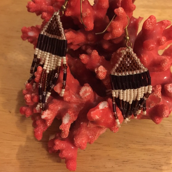 Vintage beads NA earring