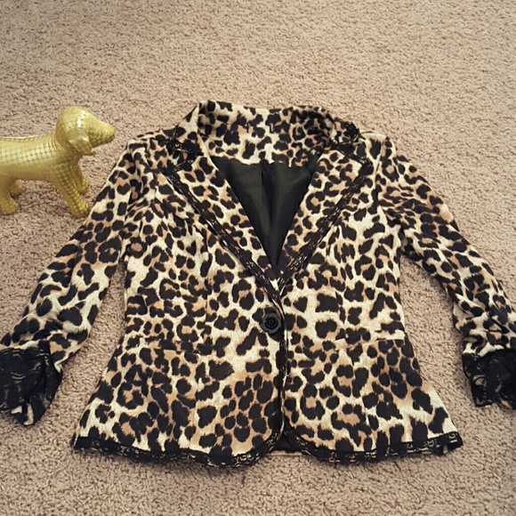 Leopard print jacket