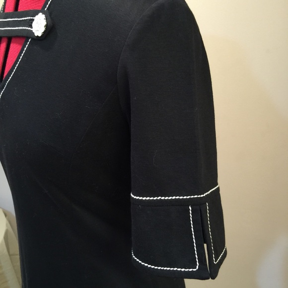 Black Couture Day Dress - Picture 2 of 4