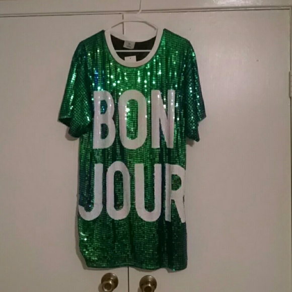 Green Shirt Dress
