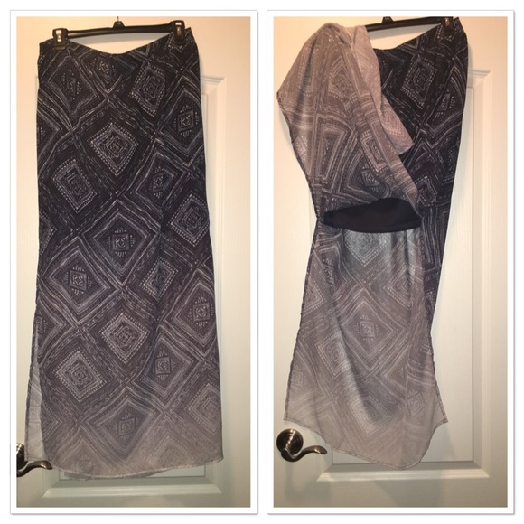 Maurices sheer maxi skirt