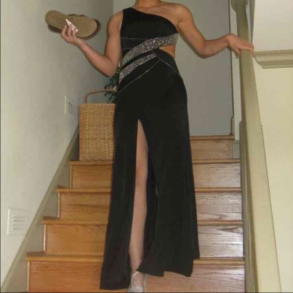 Black formal dress