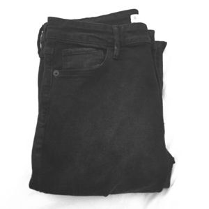 A&F Black Ripped Skinny Jeans Size 10