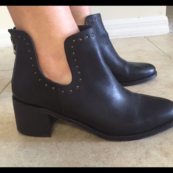 Topshop cutout ankle booties