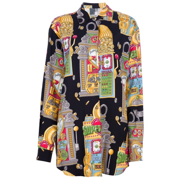 Moschino Casino Print Shirt