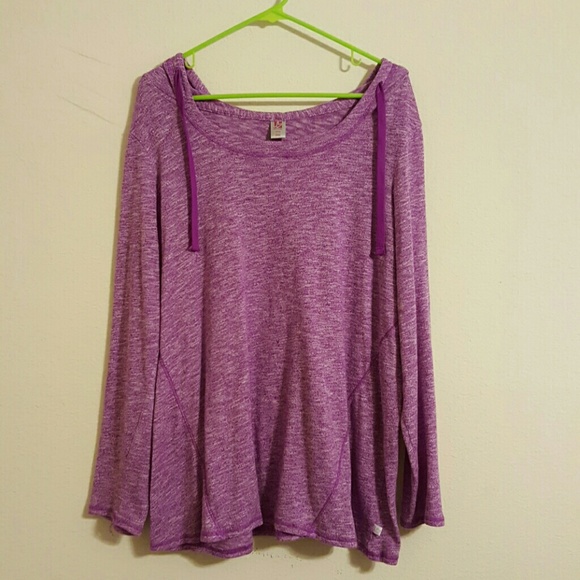 Purple sweatshirt / hoodie