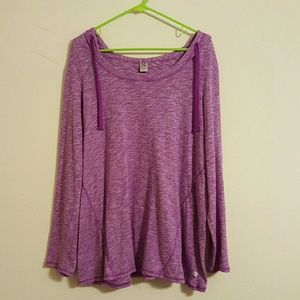 Purple sweatshirt / hoodie