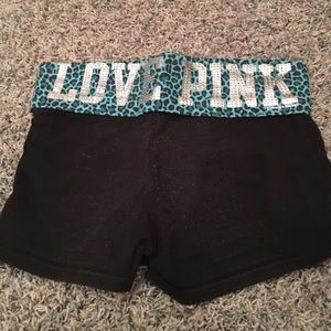 PINK spandex shorts