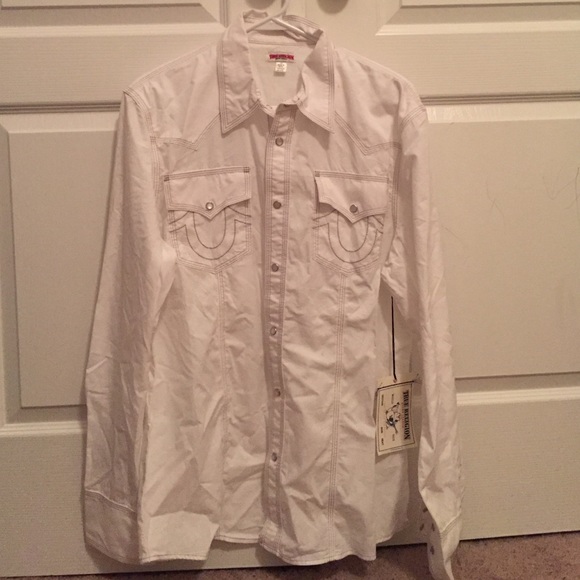 Men's button down true religion - Picture 1 of 4