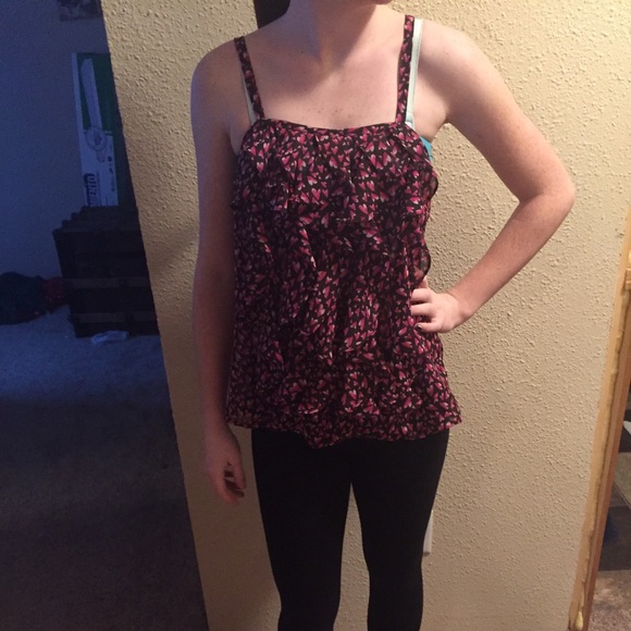 Dressy flowy silky tops