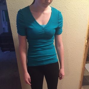 Lace back real shirt